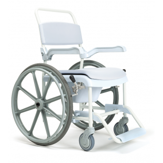 Кресло-каталка с санитарным оснащением и большими колёсами Vermeiren 139 SP (Pluo)