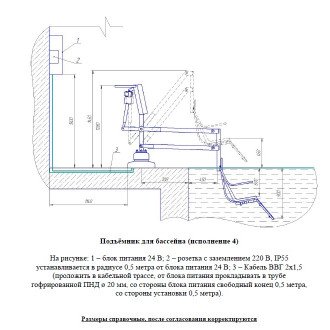 Подъемник малый для опускания пациента в бассейн в Нижнем Новгороде